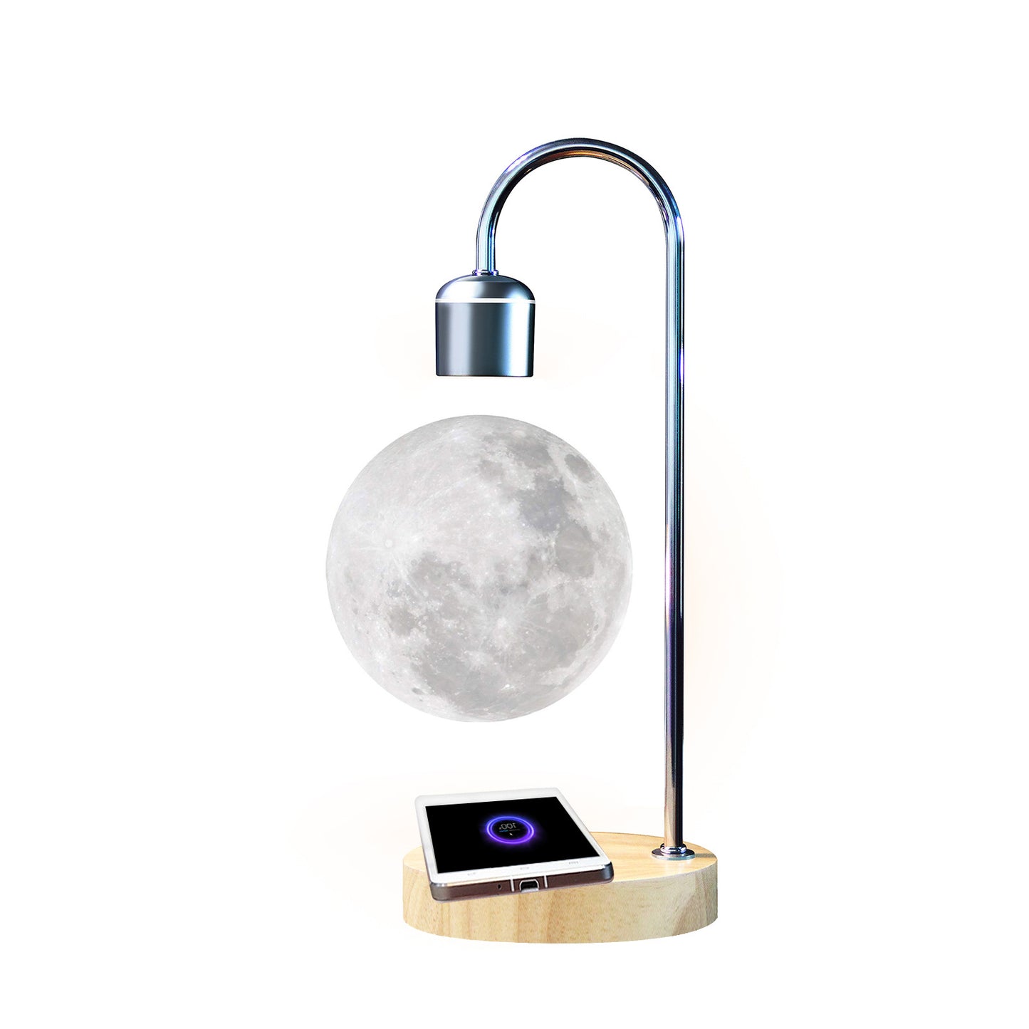 Magnetic Levitation Moon Light 3D