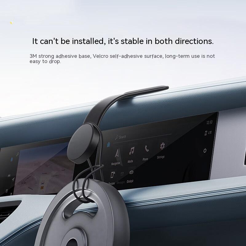 Magnetic Bendable Car Mobile Phone Holder Wireless Charger 15W Mount Compatible With Phone