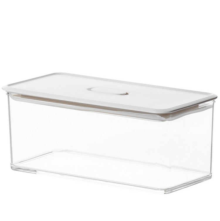 Refrigerator Fruit And Vegetable Fresh-keeping Box Kitchen Stackable Transparent Storage Box